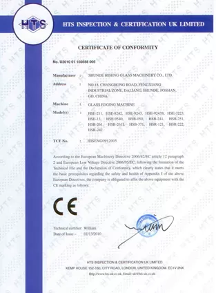 glass edging machine