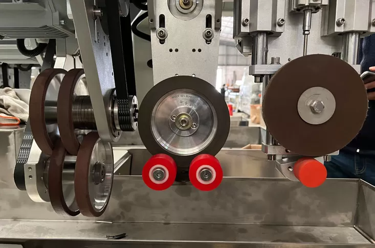 Roues de meulage de couture en verre