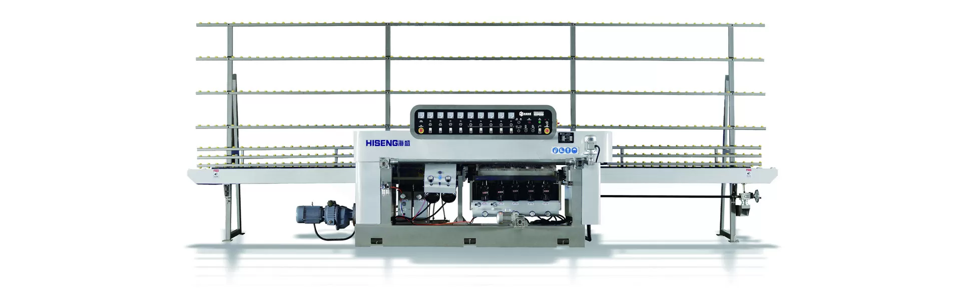 HSE-9540A de machine de bordures multi ligne droite en verre (mitring)