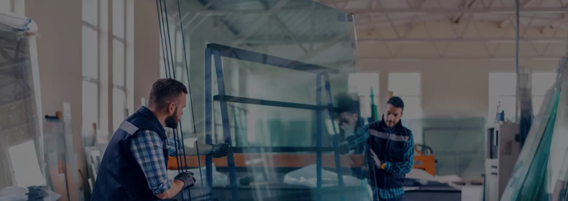 Verre Ligne Droite Double Bordure Machine