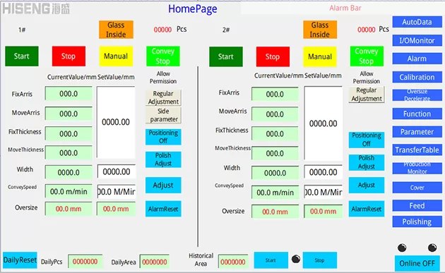 Système de traitement intelligent du verre,