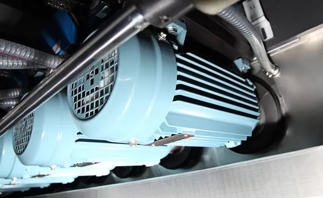 Conception de moteur spécialisé de la machine à bordures droites en verre rond double