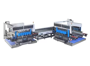 Machine à bordure ronde double ligne droite en verre