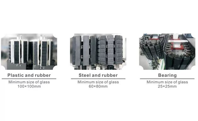 Structure de la machine de meulage de bord de verre vertical